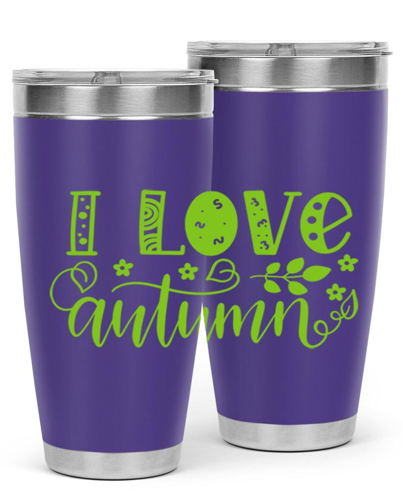 I Love Autumn 325#- fall- Tumbler