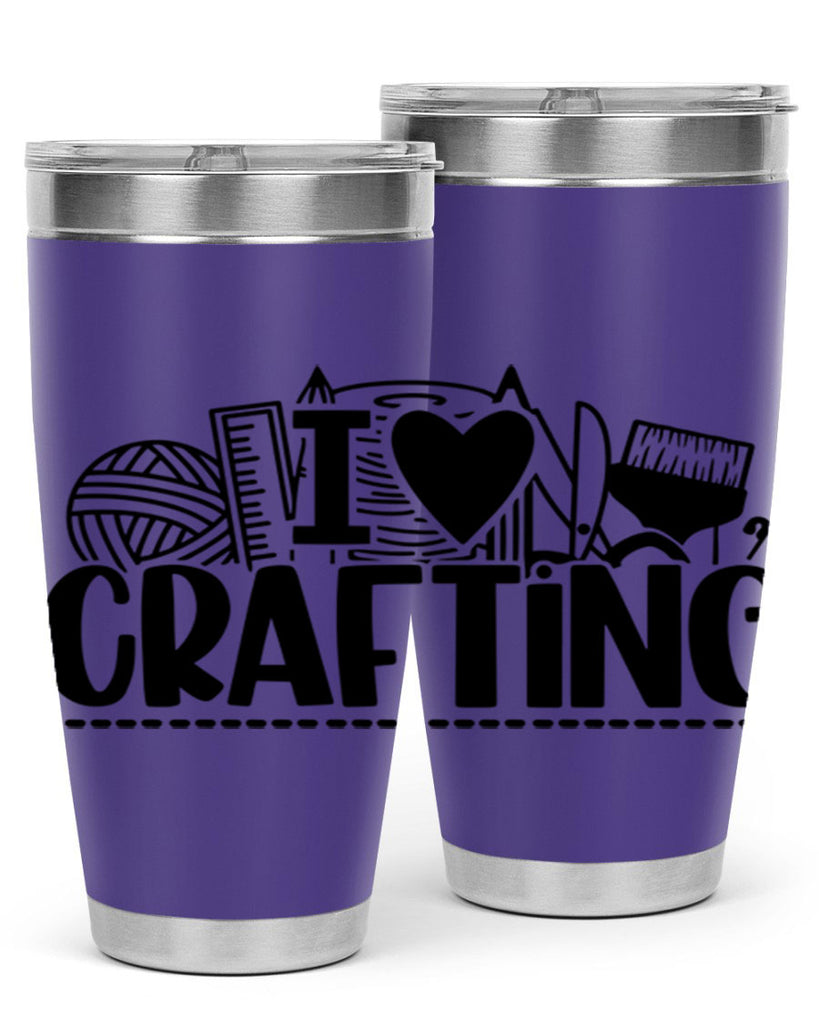 I Love Crafting 20#- crafting- Tumbler