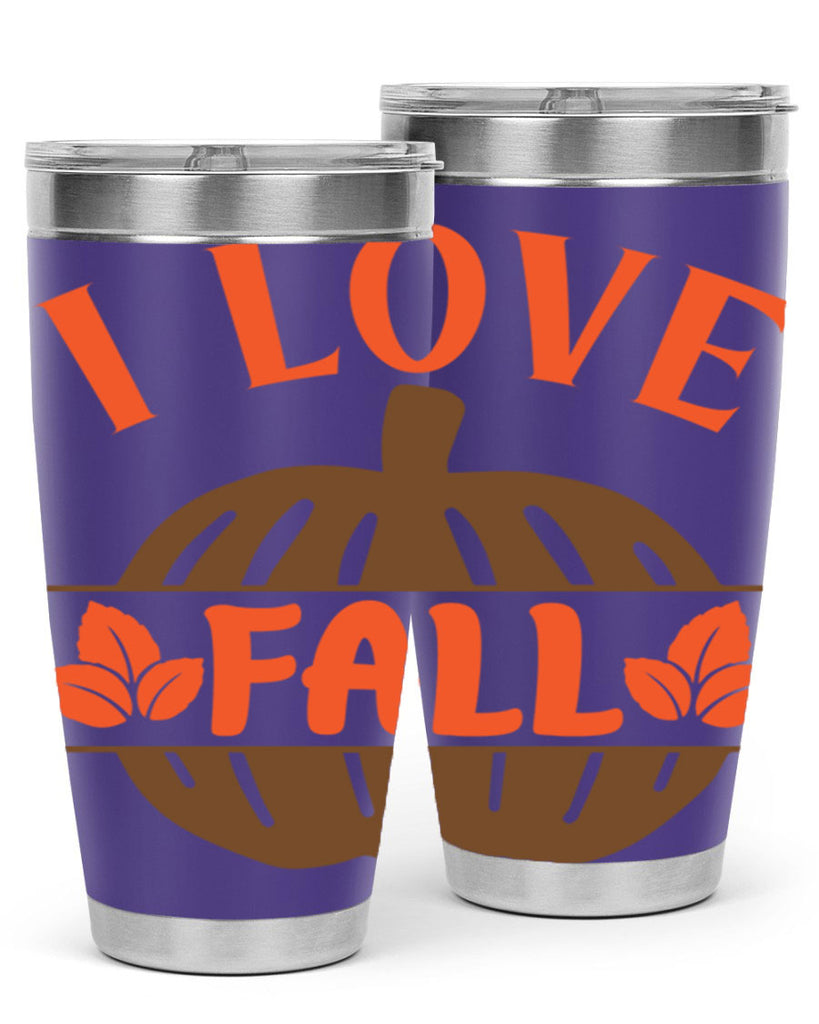 I Love Fall 337#- fall- Tumbler