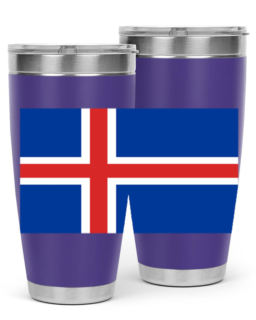 Iceland 122#- world flags- Tumbler
