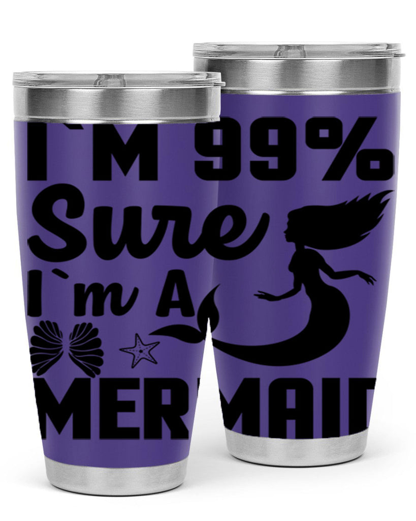 Im sure im a 253#- mermaid- Tumbler