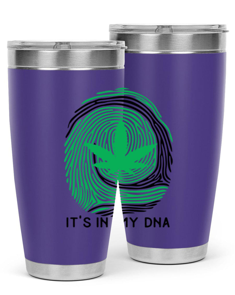 Its in my DNA 157#- marijuana- Tumbler