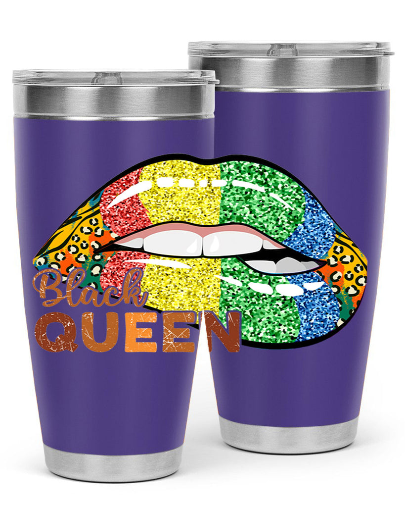 Juneteenth Black Queen Sexy Lip Png 35#- Juneteenth- tumbler