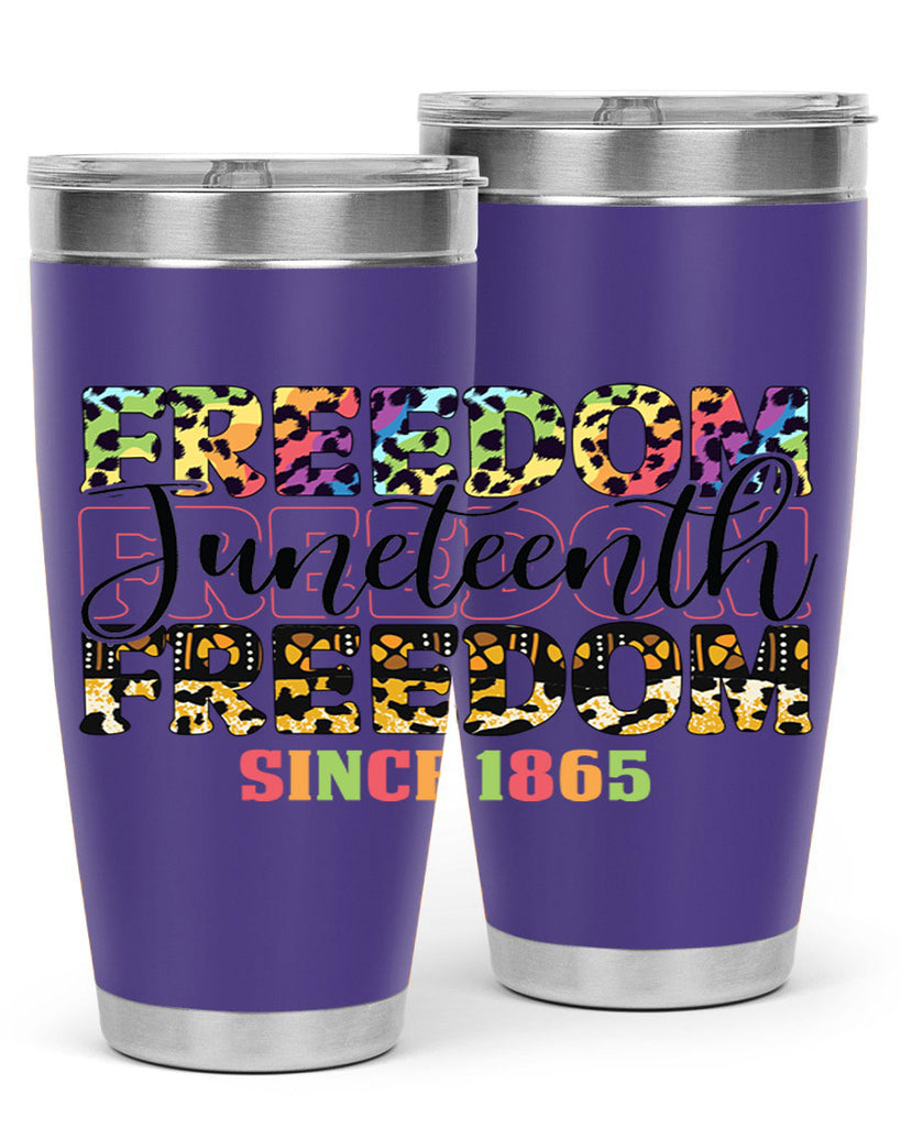 Juneteenth Freedom Since 1865 Png 36#- Juneteenth- tumbler