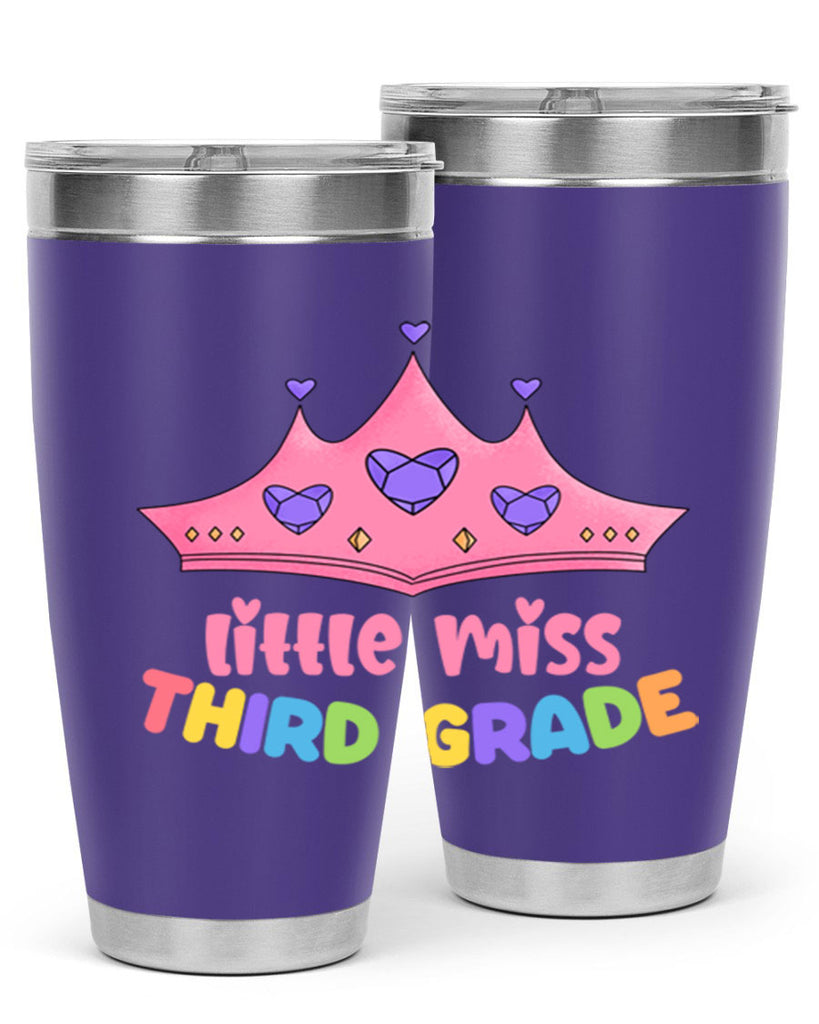 Little Miss 3rd Grade 16#- 3rd grade- Tumbler