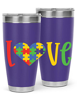 Love Style 30#- autism- Tumbler