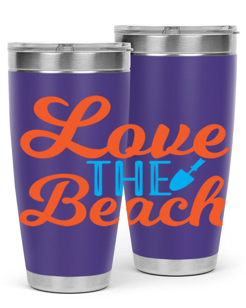 Love The Beach 306#- mermaid- Tumbler