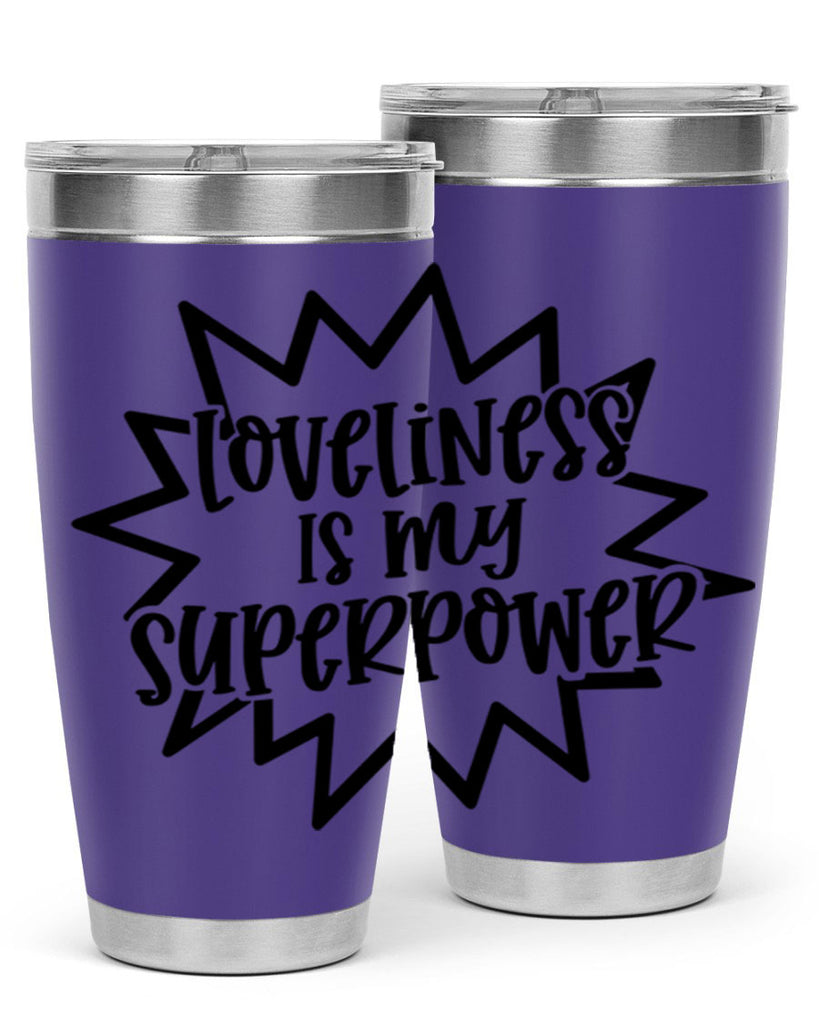 Loveliness Is My Superpower Style 53#- baby- tumbler
