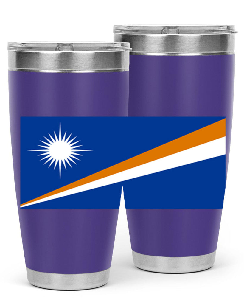 Marshall Islands 90#- world flags- Tumbler