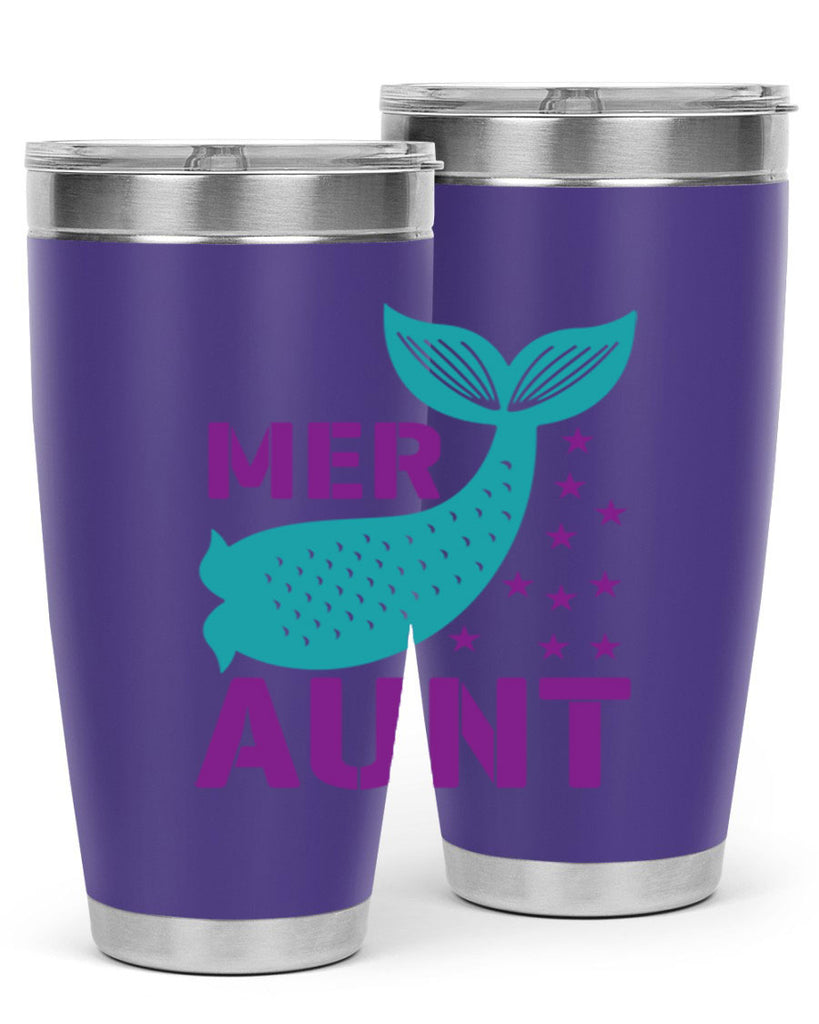 Mer Aunt 319#- mermaid- Tumbler