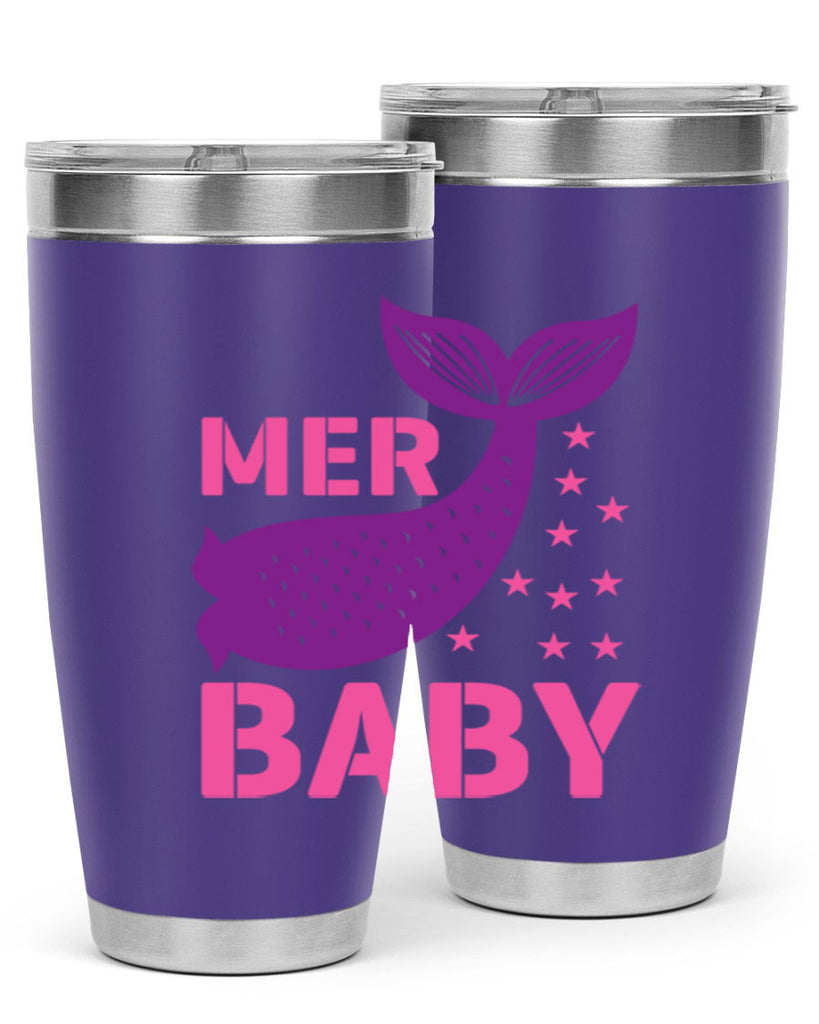 Mer Baby 321#- mermaid- Tumbler