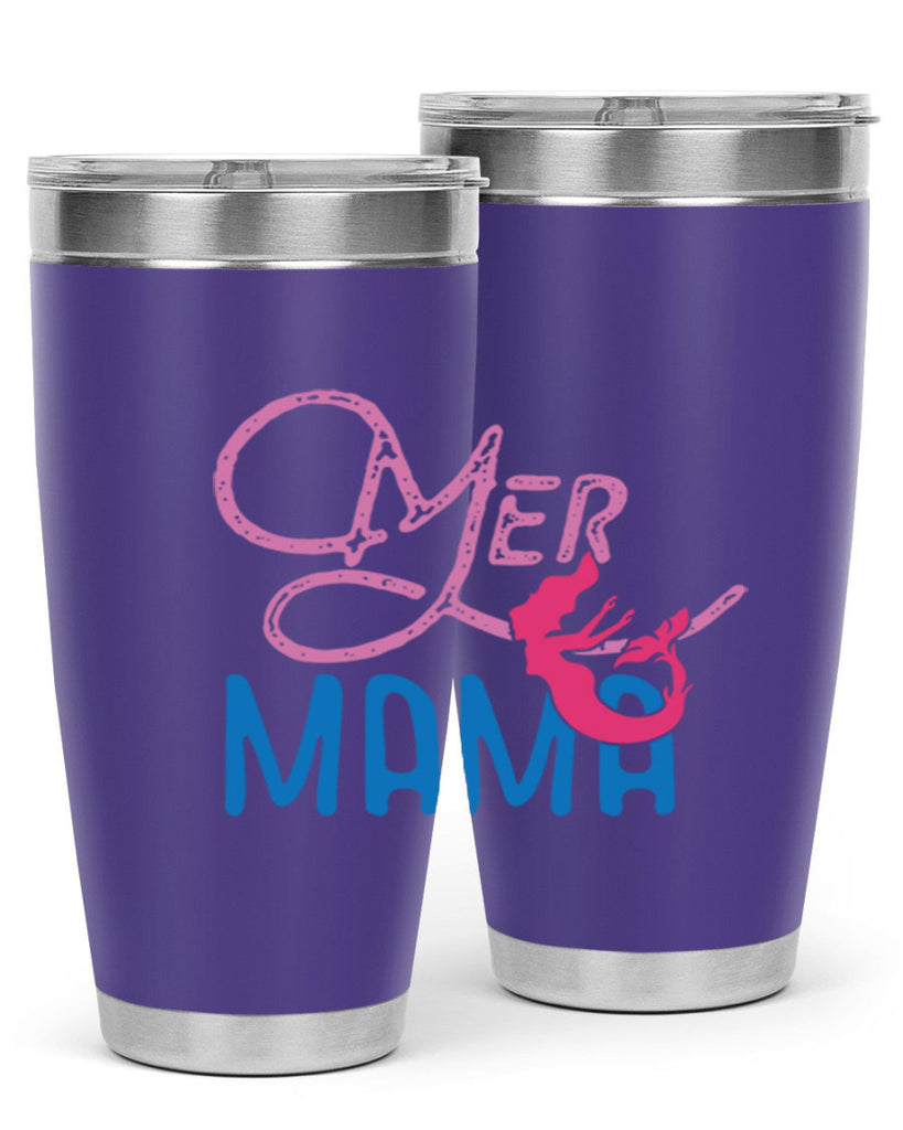 Mer Mama 333#- mermaid- Tumbler