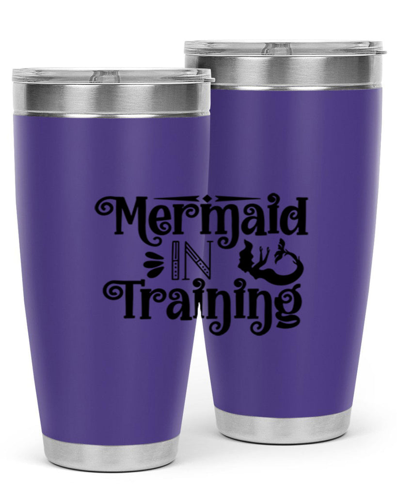 Mermaid In Training 364#- mermaid- Tumbler