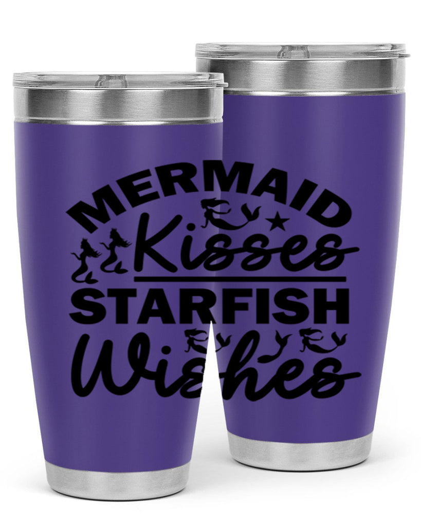 Mermaid Kisses Starfish Wishes 424#- mermaid- Tumbler