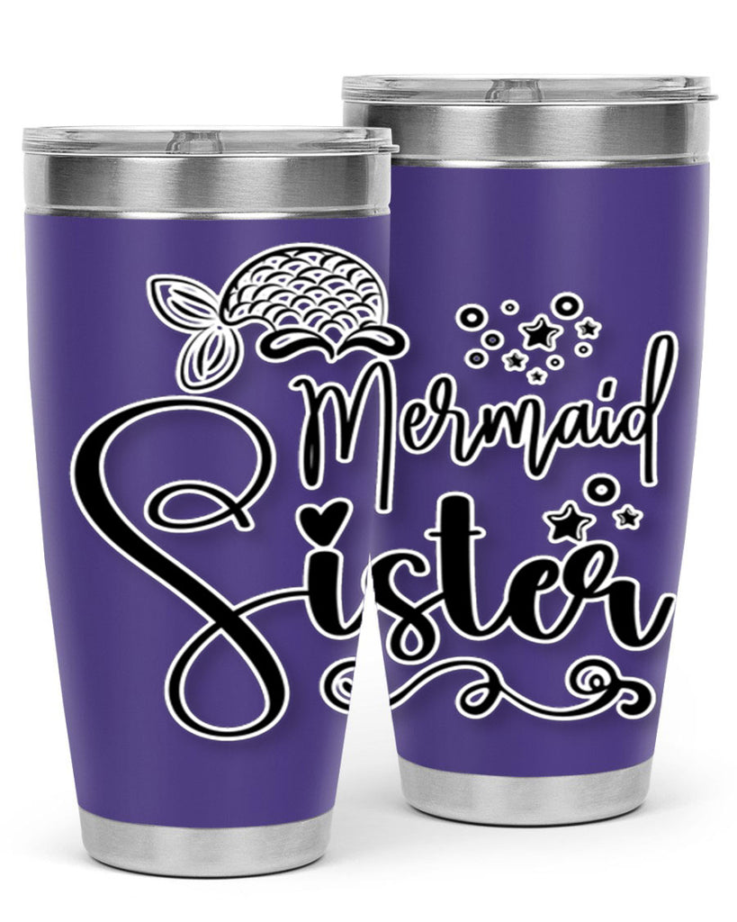 Mermaid Sister 441#- mermaid- Tumbler