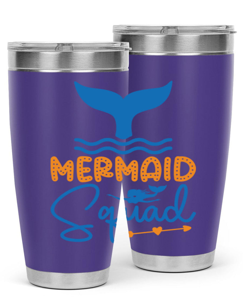 Mermaid Squad 378#- mermaid- Tumbler