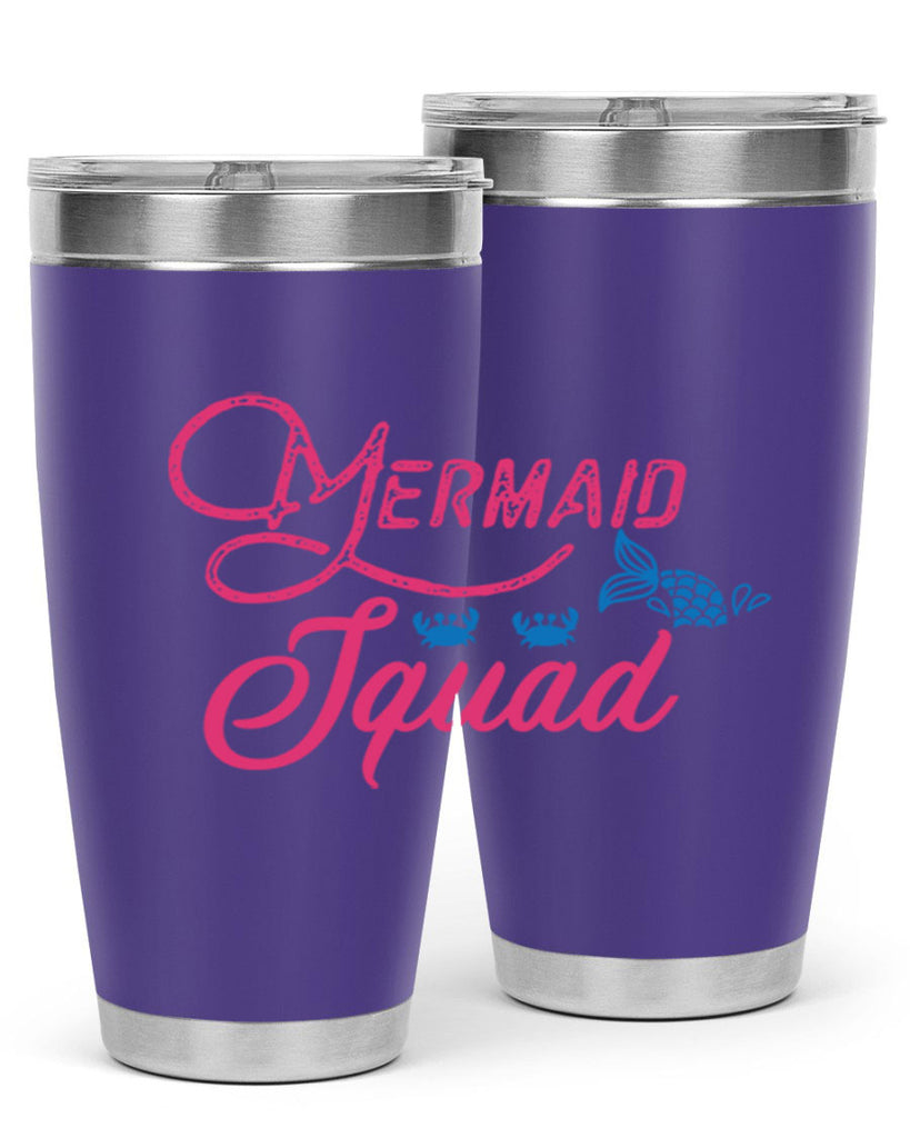 Mermaid Squad 383#- mermaid- Tumbler