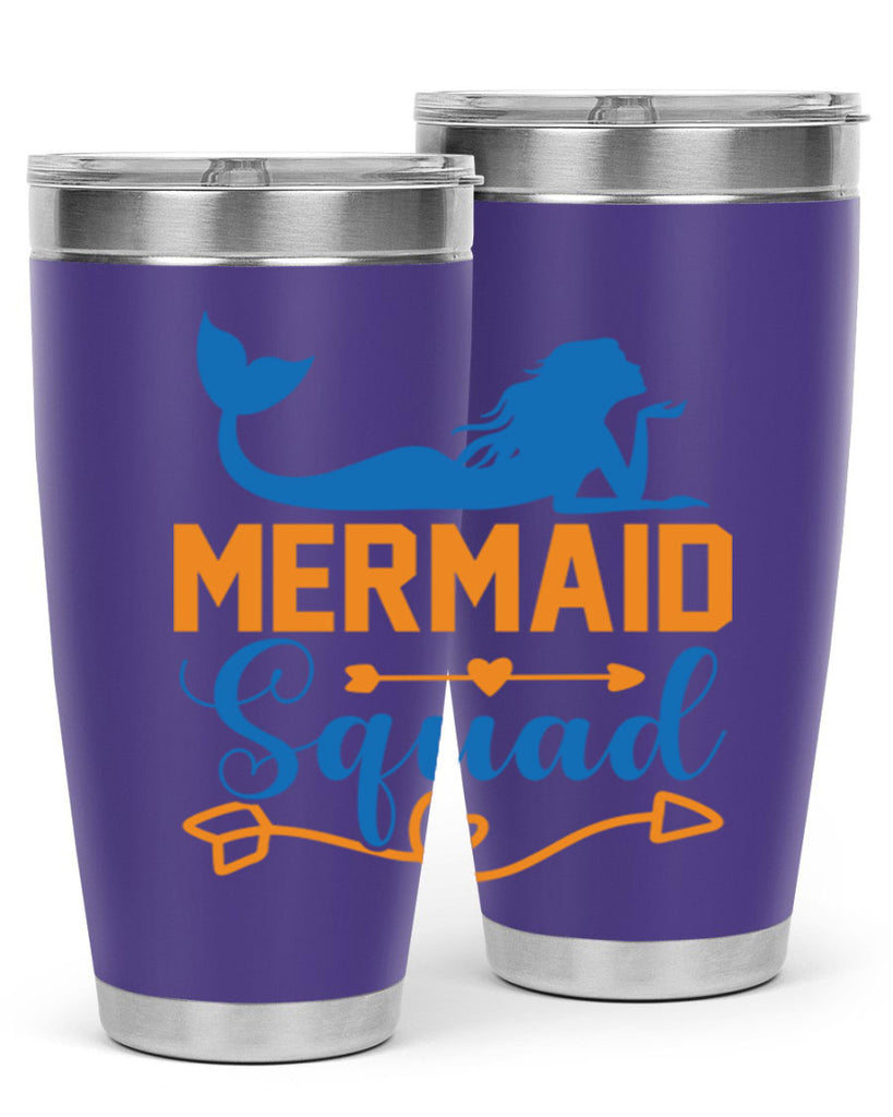 Mermaid Squad 385#- mermaid- Tumbler