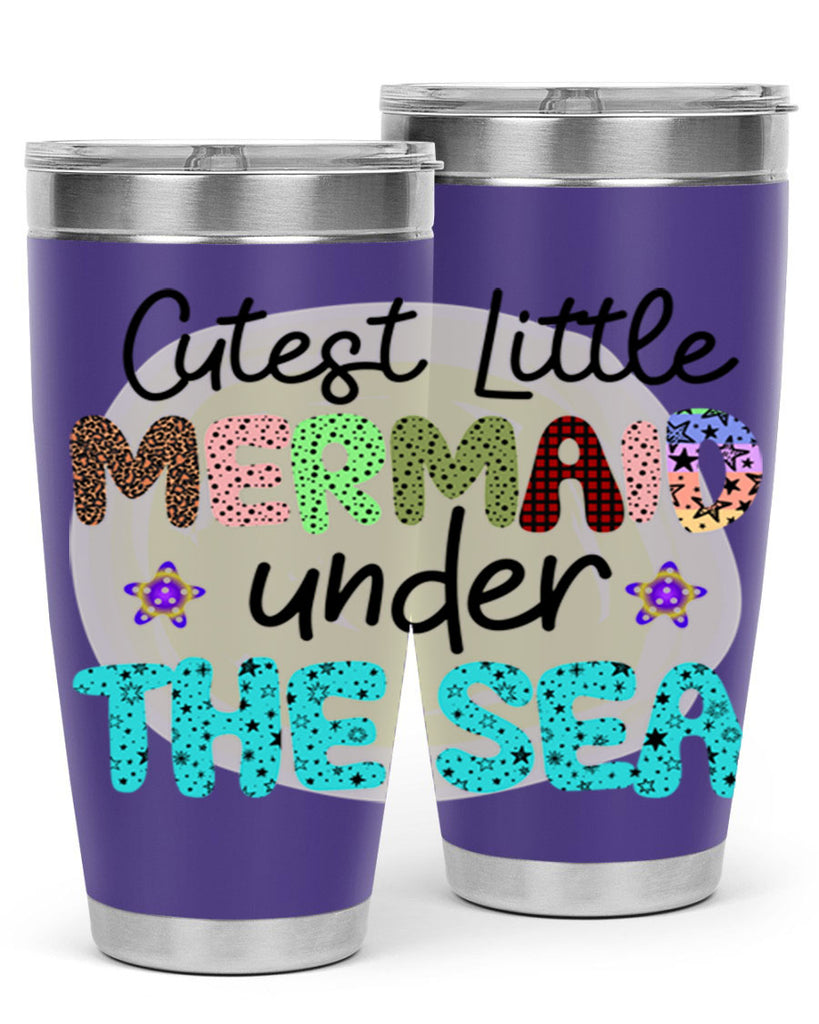 Mermaid Tshirt design 452#- mermaid- Tumbler