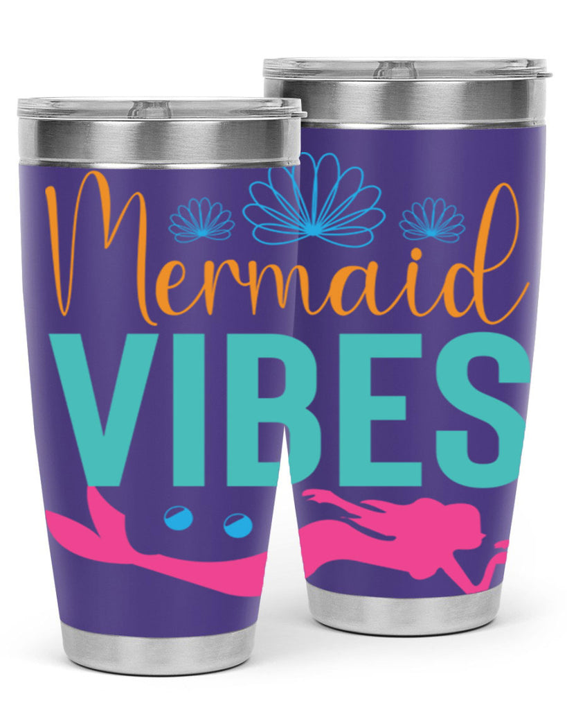 Mermaid Vibes Design 465#- mermaid- Tumbler