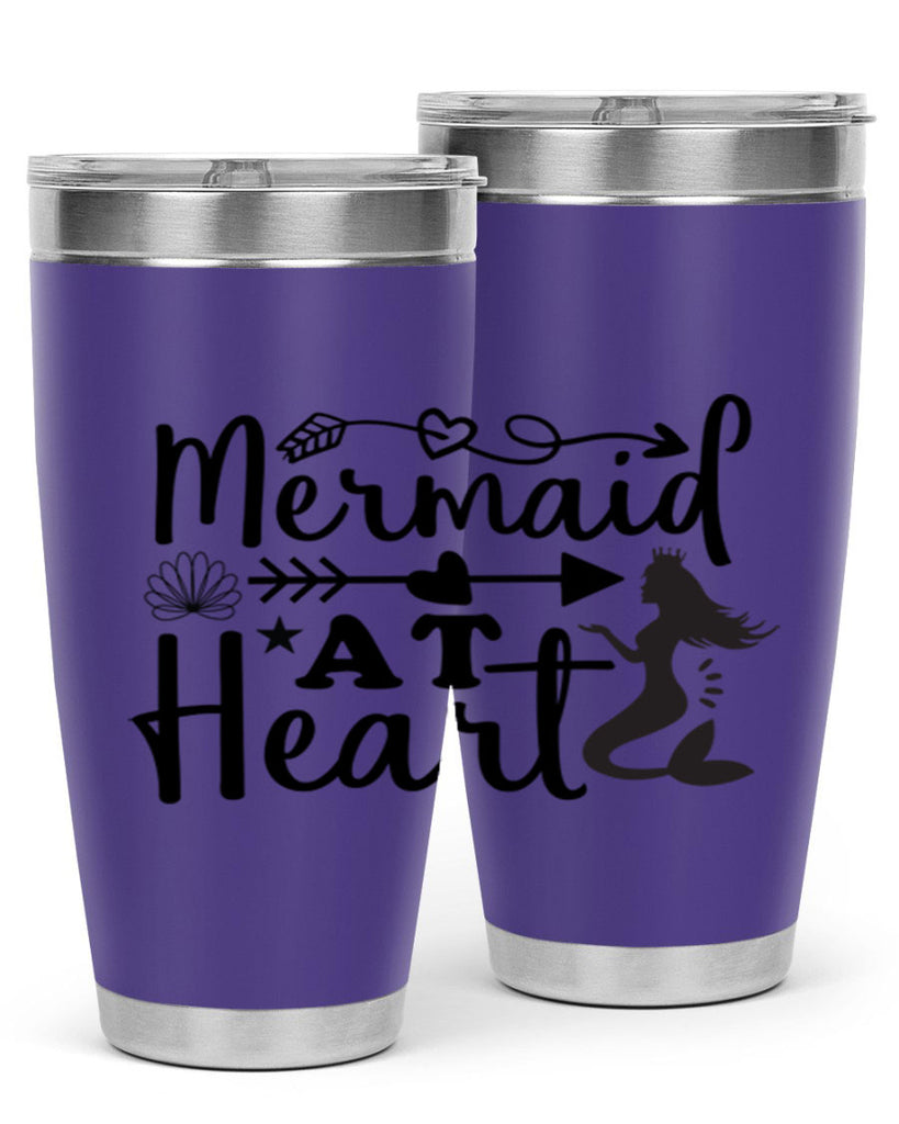 Mermaid at Heart design 397#- mermaid- Tumbler