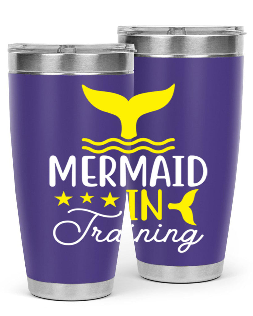 Mermaid in Training 361#- mermaid- Tumbler