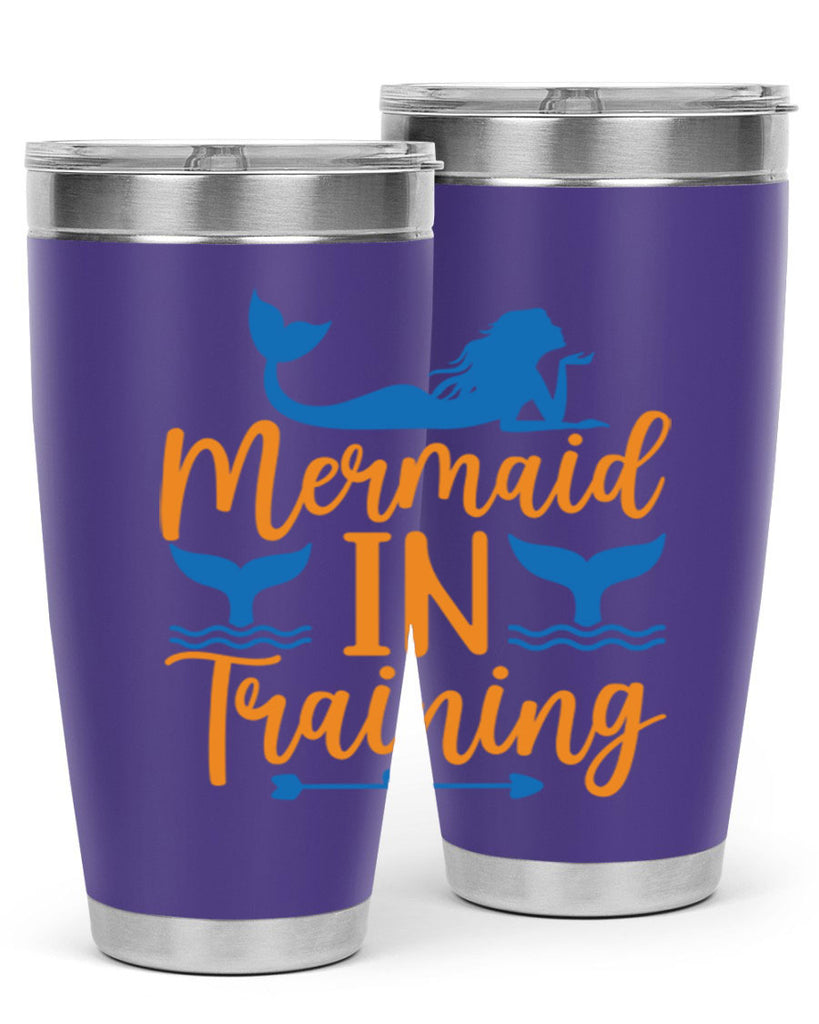 Mermaid in Training 367#- mermaid- Tumbler