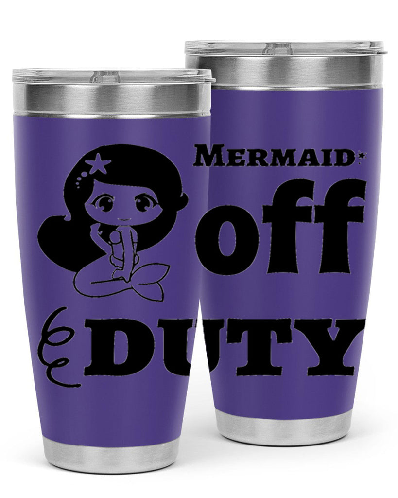 Mermaid off duty 434#- mermaid- Tumbler