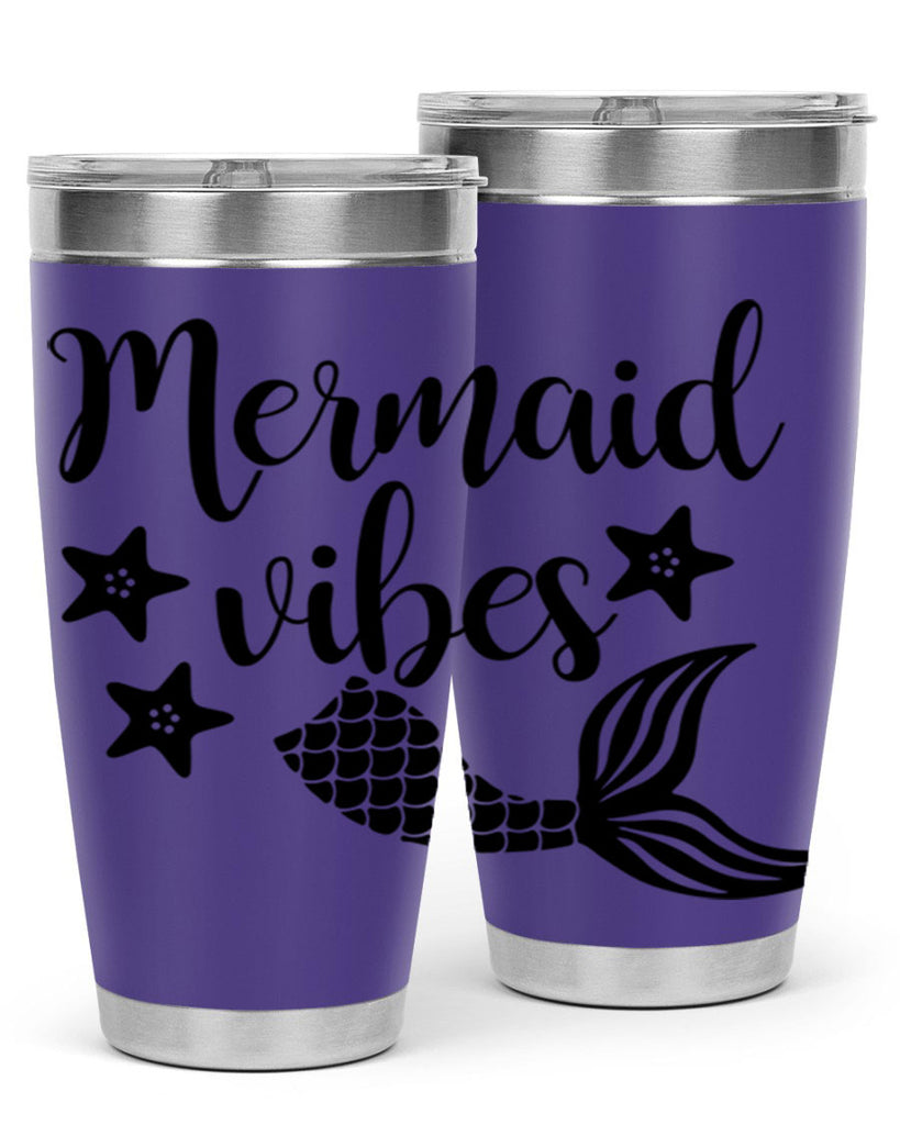 Mermaid vibes 463#- mermaid- Tumbler