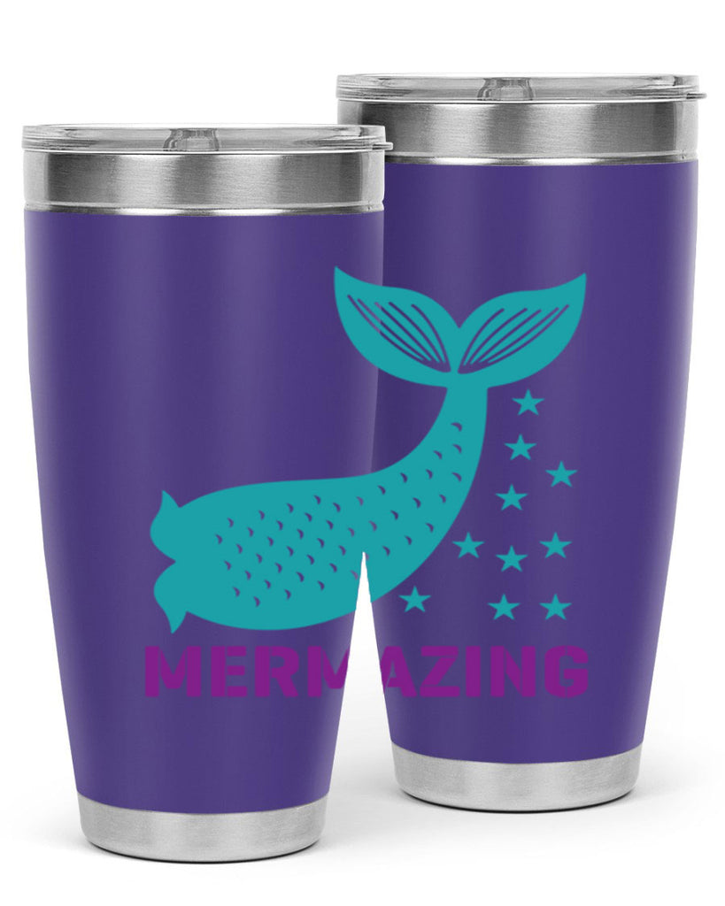 Mermazing 502#- mermaid- Tumbler