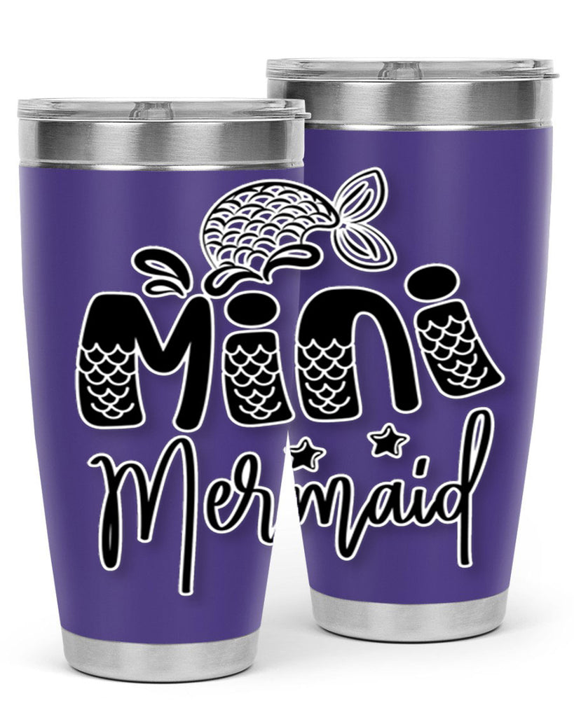 Mini Mermaid 508#- mermaid- Tumbler