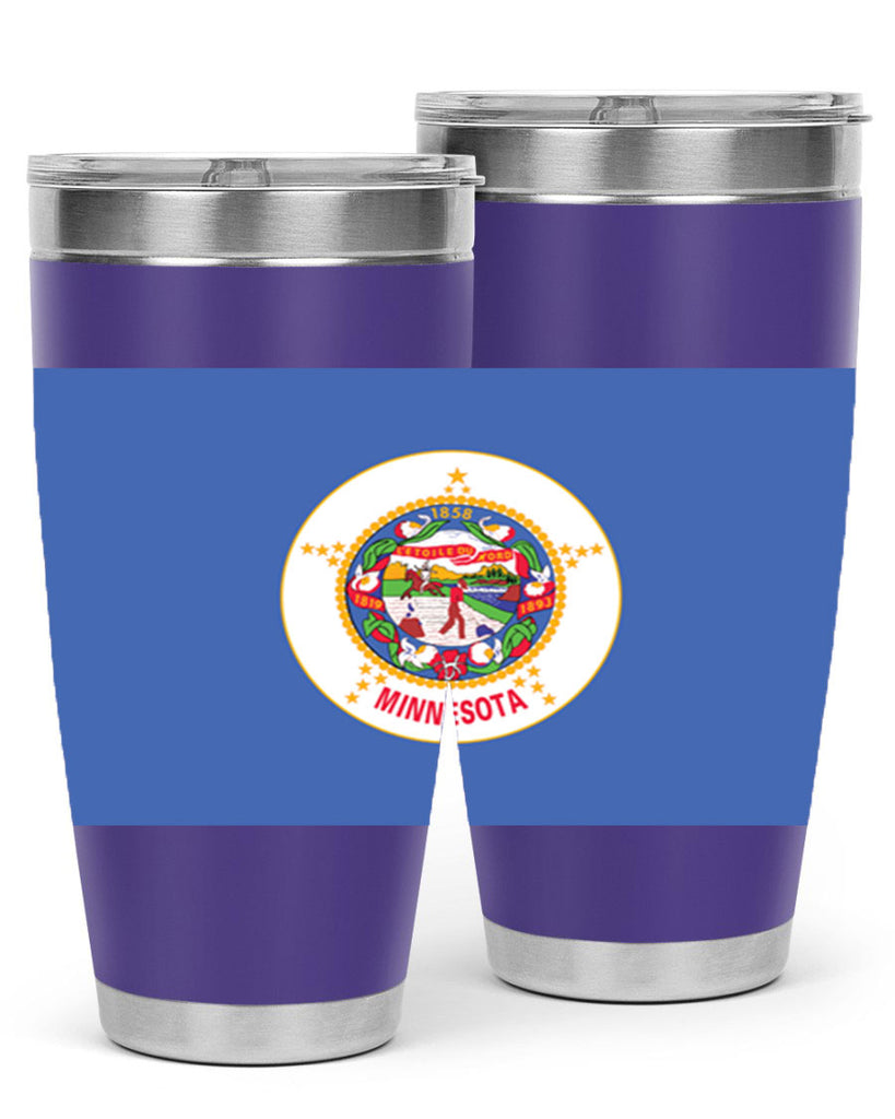 Minnesota 29#- Us Flags- Tumbler