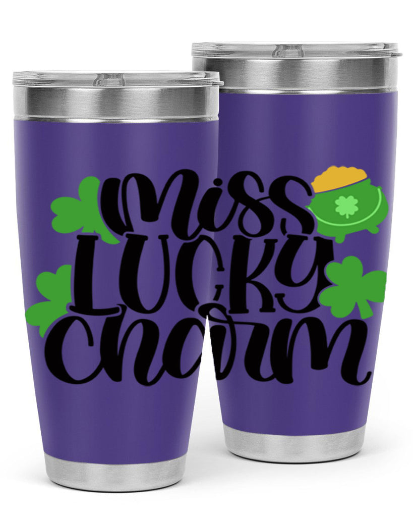Miss Lucky Charm Style 48#- St Patricks Day- Tumbler
