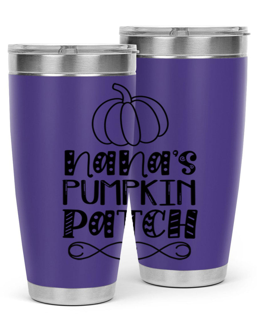 Nana s Pumpkin Patch 439#- fall- Tumbler