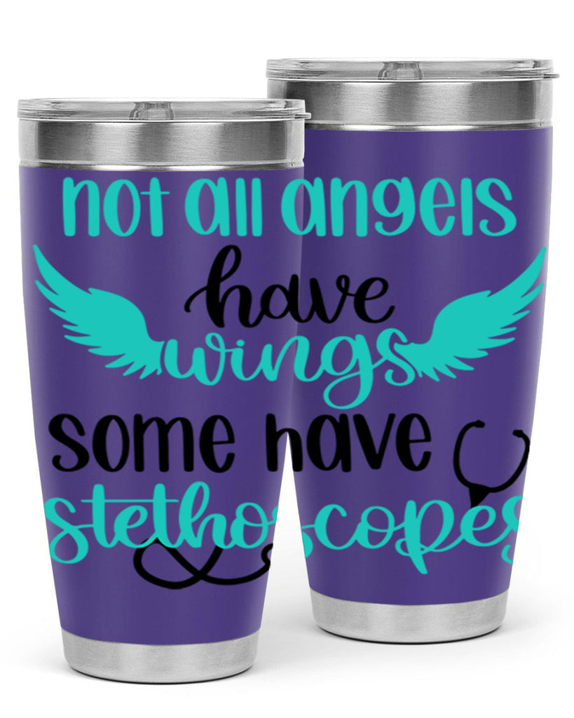 Not All Angels Have Style Style 127#- nurse- tumbler