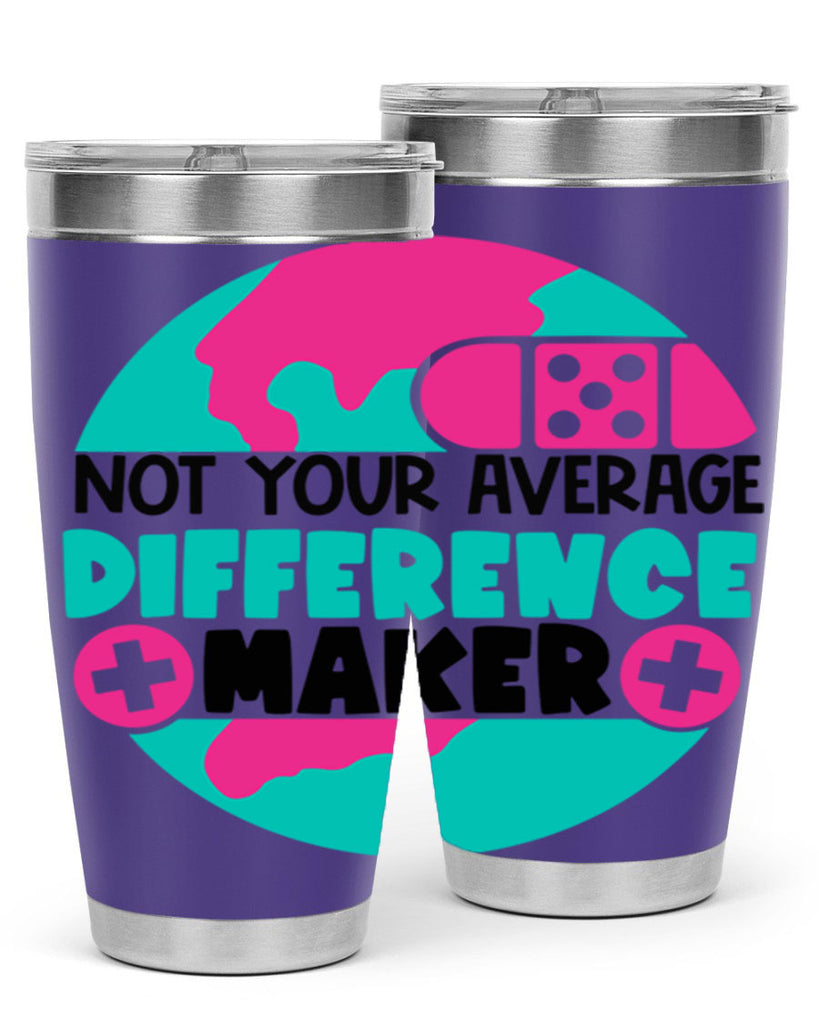 Not Your Averange Difference Maker Style Style 122#- nurse- tumbler