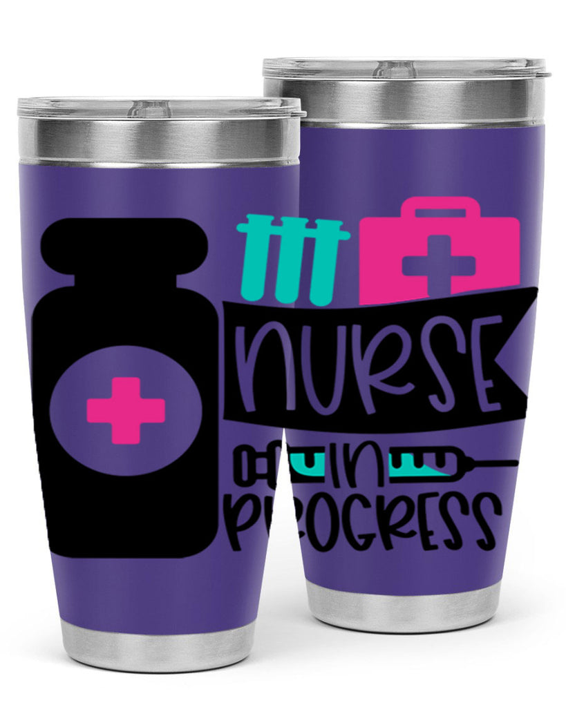 Nurse In Progress Style Style 111#- nurse- tumbler