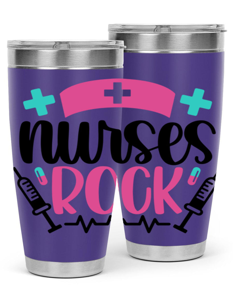 Nurses Rock Style Style 79#- nurse- tumbler