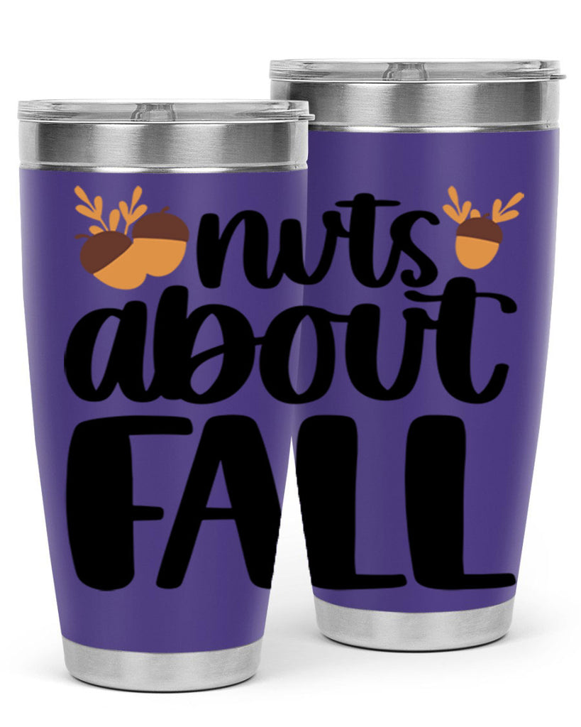 Nuts About Fall 503#- fall- Tumbler