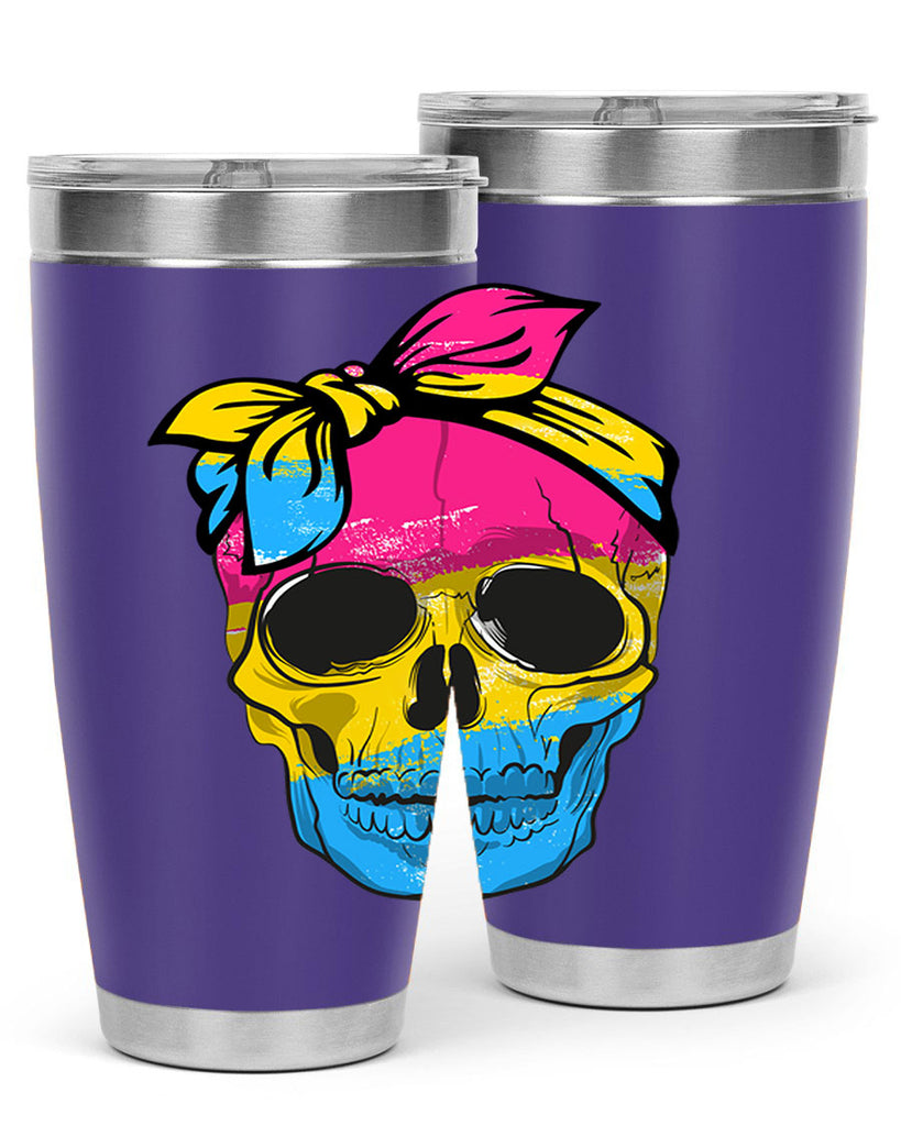 Pansexual Lgbtq Skull Gay Pride Png 30#- lgbt- Tumbler