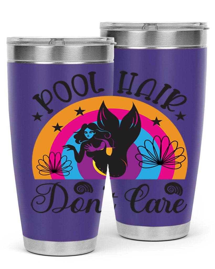 Pool hair dont care 541#- mermaid- Tumbler