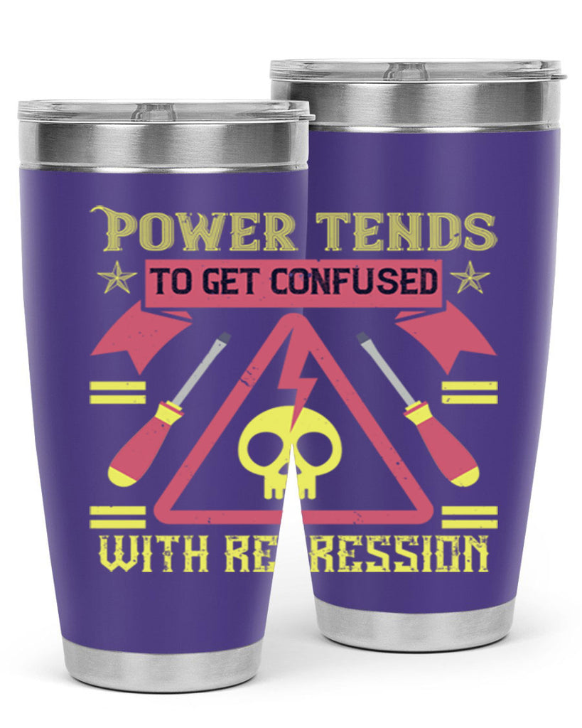 Power tends to get confused with repression Style 17#- electrician- tumbler