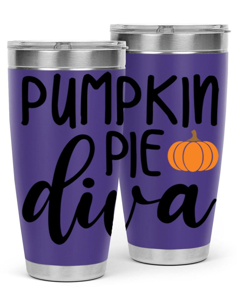Pumpkin Pie Diva 532#- fall- Tumbler