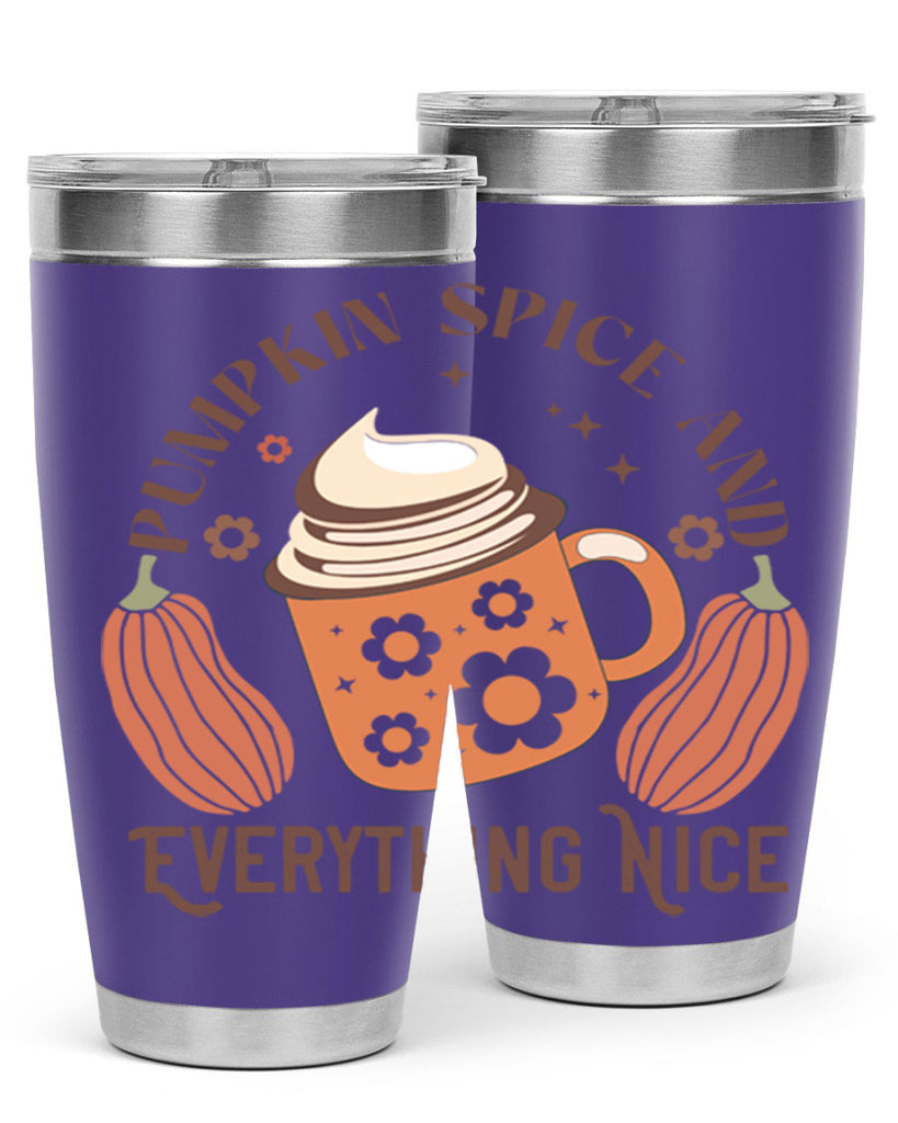 Pumpkin Spice And Everything Nice 539#- fall- Tumbler