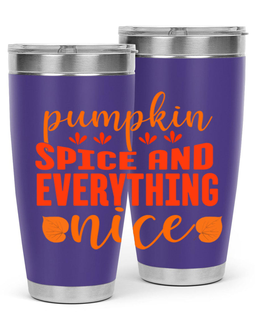 Pumpkin Spice And Everything Nice Design 535#- fall- Tumbler