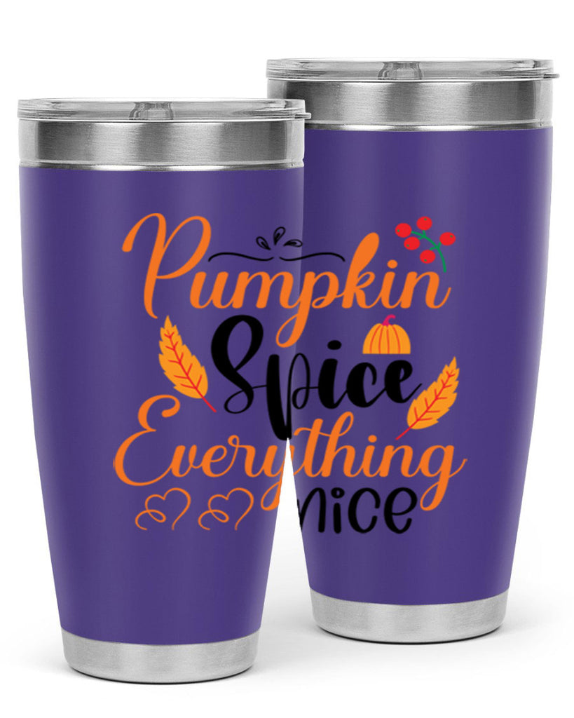 Pumpkin Spice Everything Nice 543#- fall- Tumbler