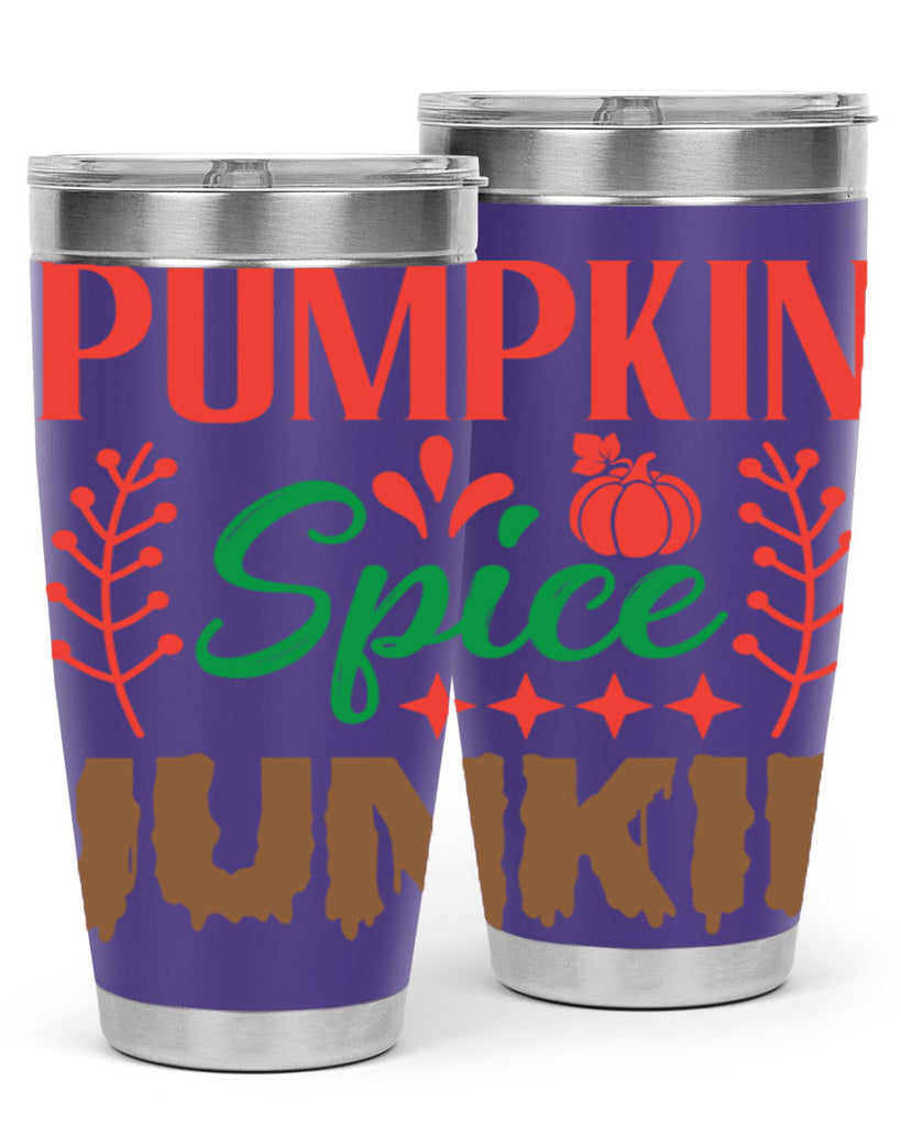 Pumpkin Spice Junkie 547#- fall- Tumbler