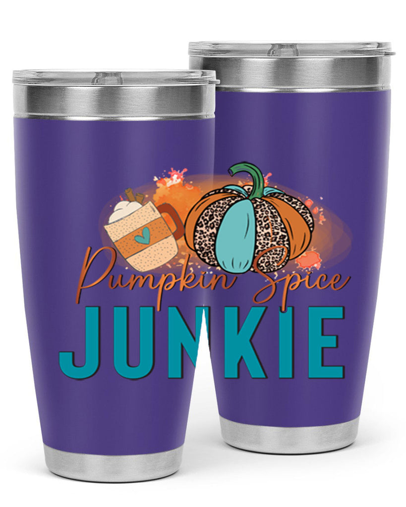 Pumpkin Spice Junkie 550#- fall- Tumbler