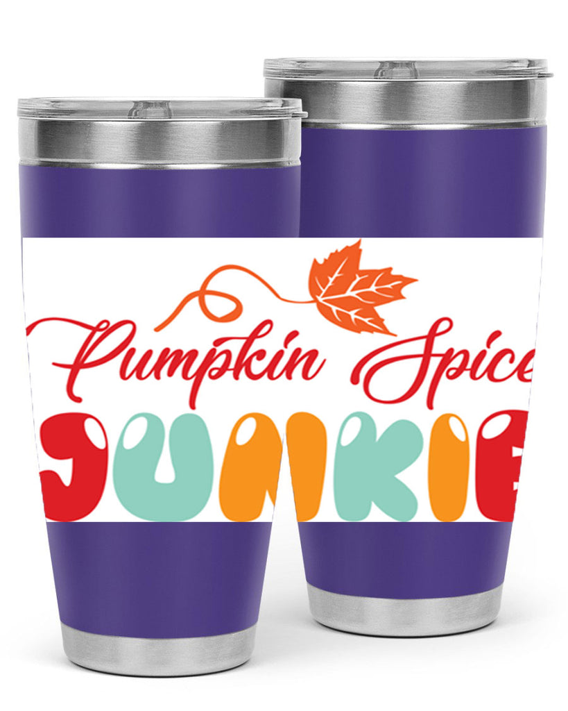 PumpkinSpiceJunkiedesign 569#- fall- Tumbler