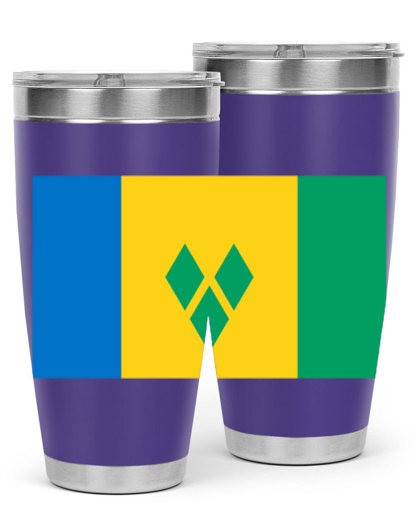 Saint Vincent and the Grenadines 50#- world flags- Tumbler